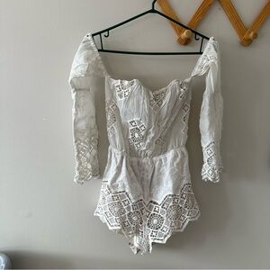 Stone Cold Fox romper